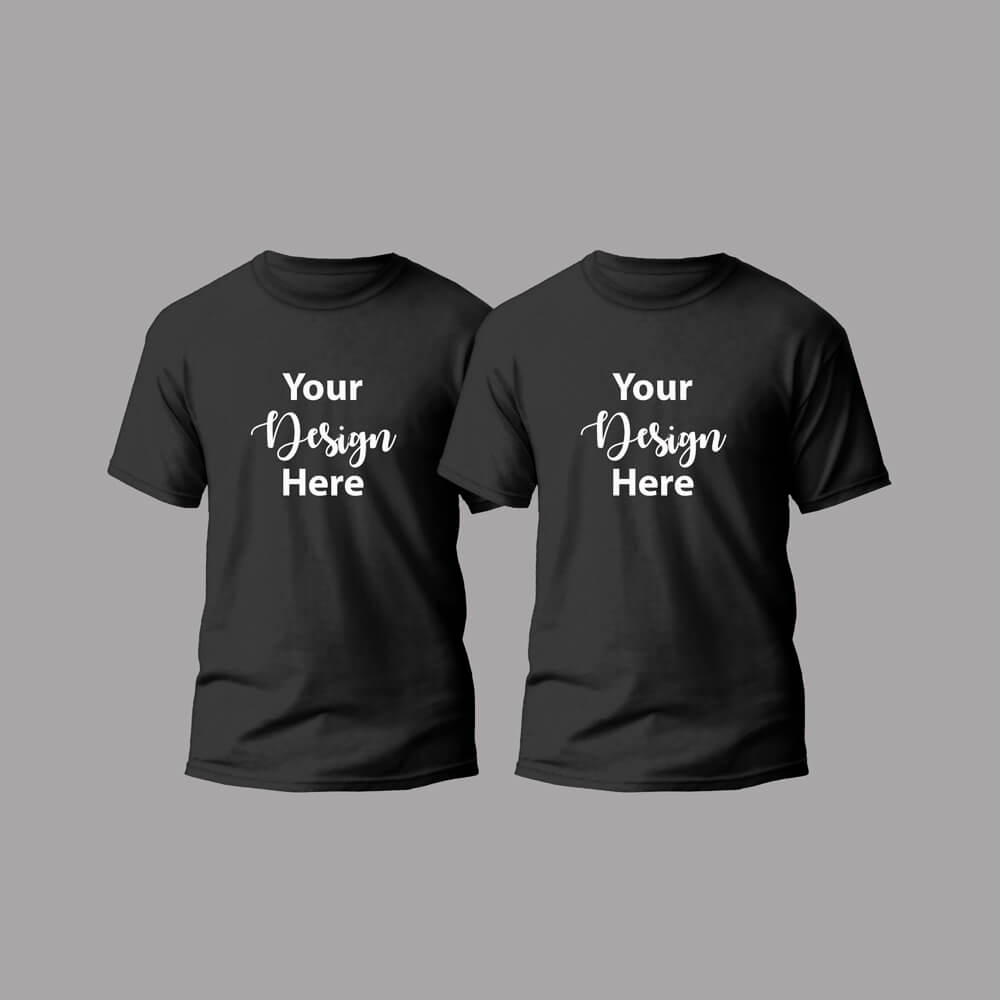 Couple T-Shirts Black – Papermints